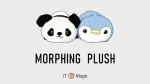 Morphing Plush (Panda to Penguin Blue) by Jackie Zhao and JT Magic (image for) Morphing Plush (Panda to Penguin Blue) by Jackie Zhao and JT Magic