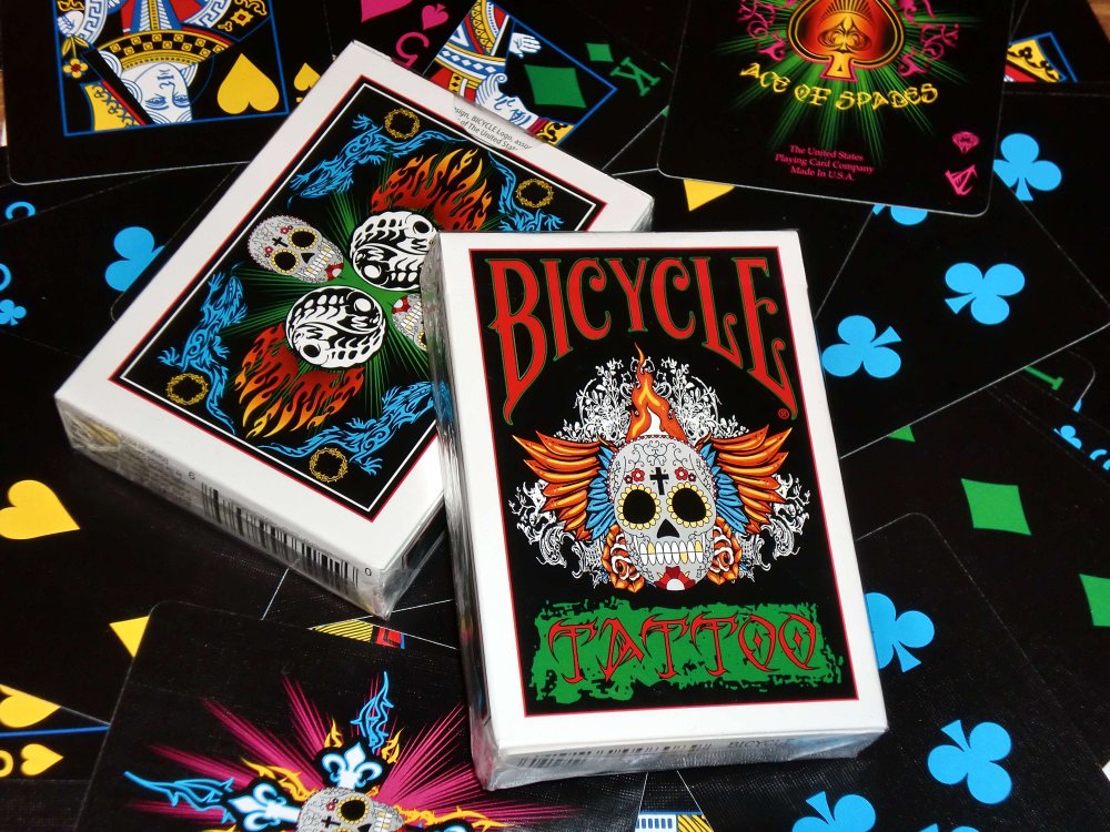 bicycle tattoo. The Bicycle ?Tattoo Deck