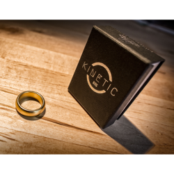 (image for) Kinetic PK Ring (Gold) Curved size 11 by Jim Trainer - Trick