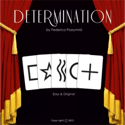 (image for) Determination (Gimmicks & DVD) by Federico Poeymiro - Trick