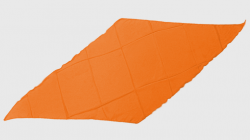(image for) Diamond Cut Silk 18 inch (Orange) by Magic By Gosh - Trick