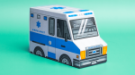 (image for) Ambulance (half-brick truck) Playing Cards by Riffle Shuffle