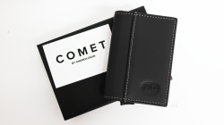(image for) Comet Black Leather Red Shell (Gimmicks and Online Instruction) by Andrew Dean - Trick