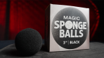 (image for) Magic Sponge Balls 4PK BLACK 3" by Murphy's Magic