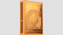 (image for) Bicycle Metalluxe Orange Playing Cards by US Playing Card Co.