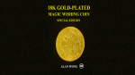 (image for) 18K Gold Plated Magic Wishing Coin by Alan Wong - Trick
