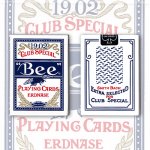 (image for) Erdnase 1902 Bee Playing Cards - Blue Smith No. 2 Back (Cambric Finish) - Limited Edition by Conjuring Arts