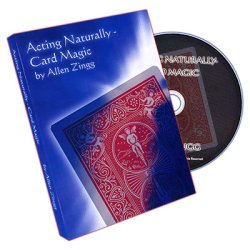 (image for) Acting - Naturally (Card Magic) by Allen Zingg - DVD