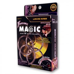 (image for) Linking Rings ( 4 Ring Set and Instructions ) by Fantasma Magic - Trick