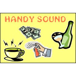 (image for) Handy Sound (Coin in Liquid and Paper Tear) - Trick