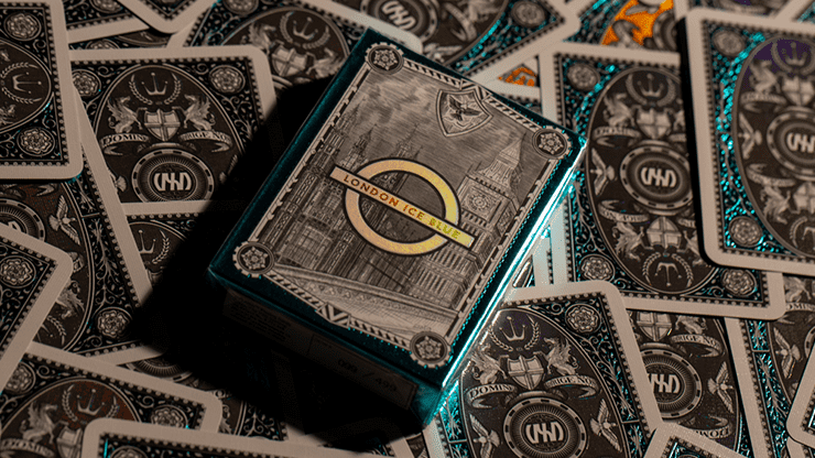 (image for) London Diffractor Ice Blue Playing Cards - Click Image to Close