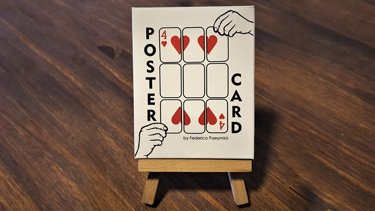 (image for) POSTER CARD by Federico Poeymiro - Trick - Click Image to Close