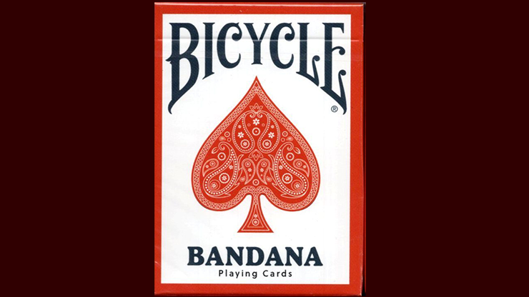 (image for) Bicycle Bandana (Red) Playing Cards - Click Image to Close