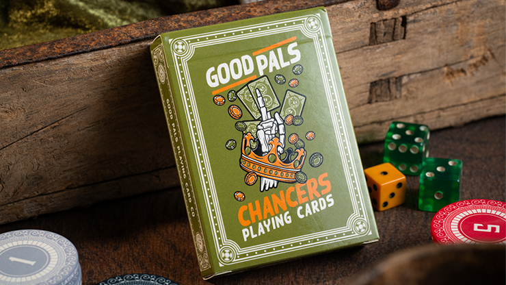 (image for) Chancers V3 Green (Marked) Playing Cards by Good Pals - Click Image to Close