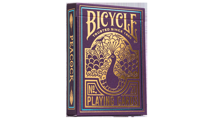 (image for) Bicycle Purple Peacock Playing Cards by US Playing Card Co - Click Image to Close